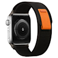 Pikkukuva 1 / 9: Trail-ranneke - Apple Watch 38mm/40mm/41mm - Musta/Oranssi Grå / Blå