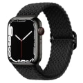Miniatyrbild 2 av 10: Elastiskt Vävd Armband till Apple Watch 42mm/44mm/45mm/46mm/49mm - Marinblå Blå