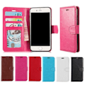 Miniatyrbillede 1 af 2: iPhone 7/8 PLUS Skal Pengepung Etui i Læder - 3 Kort - 6 Farver - ROSA pink