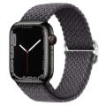 Miniatyrbild 3 av 10: Elastiskt Vävd Armband till Apple Watch 42mm/44mm/45mm/46mm/49mm - Marinblå Blå
