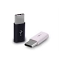 Miniatyrbillede 4 af 4: 3-PAK Micro-USB til USB C (han) Adapter - HVID hvid