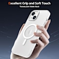 Pikkukuva 2 / 6: iPhone 15 Pro Max -kuori - Magsafe Matt Slimmat & Skyddande - Valkoinen white
