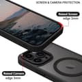 iPhone 12 PRO MAX Kuori - Magsafe Frosted Kuori – Harmaa harmaa