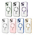 Pikkukuva 6 / 6: iPhone 14 Kuori – Metallinen Kuori Magneettisella Yhteensopivuudella, Ohut Muotoilu - Lila lila