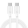 Samsung S24 ULTRA Snabbladdare 3 METER - USB-C till USB-C - VIT vit