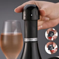 Miniatyrbillede 3 af 5: Champagne Stopper - Vakuumforsegling - Sort