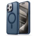 iPhone 14 PRO Skal - Magnetiskt Frostat Skal – Mörkblå
