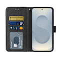 Miniatyrbild 3 av 7: Samsung Galaxy S25 Plånboksfodral Skal i LÄDER – 3 Kort – Blå blå