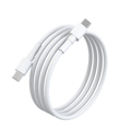 2-Pack USB-C till USB-C Snabbladdning - 1 Meter kabel 20W 6A - VIT