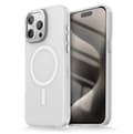 iPhone 15 Pro Max Skal - Magnetiskt Frostat Skal - Vit vit