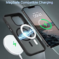 Miniatyrbild 5 av 5: iPhone 14 PLUS Skal - Magsafe Frostat Skal – Grå grå