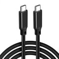 Pikkukuva 2 / 2: iPhone Nopea Lataus - 2M USB-C - USB-C - Lataus & Synkronointi Kaapel 6A - Musta musta