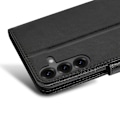 Miniatyrbild 7 av 7: Samsung Galaxy S25 Plånboksfodral Skal i LÄDER – 3 Kort – Blå blå