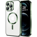 Pikkukuva 1 / 6: iPhone 13 Pro Max Kuori – Metallinen Kuori Magneettisella Yhteensopivuudella, Ohut Muotoilu - Vihreä vihreä