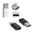 Pikkukuva 1 / 3: Micro-USB 3.1 - Typ-C (uros) -sovitin valkoinen