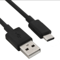 Miniatyrbillede 1 af 2: Oplader til Samsung S8 / S9 / S10 - 3 meter - Oplad & Synkroniser - SORT sort