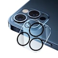 Miniatyrbillede 1 af 3: iPhone 13 PRO MAX Linsebeskyttelse – Heltdækkende Kamerabeskyttelse i Hærdet Glas