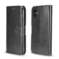 Miniatyrbillede 8 af 11: iPhone 12 / 12 Pro Pung Etui Cover i LÆDER (3 kort) - Rød rød