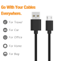 Pikkukuva 4 / 7: Latauskaapeli Micro USB V8 | 2M | Samsung/PS4/Nexus/Nokia V8 - VALKOINEN valkoinen