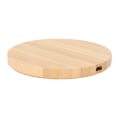 Miniatyrbillede 1 af 2: Elegant Trådløs Oplader - TRÆ - Hurtig Oplader Til iPhone / Samsung ( Cirkel )