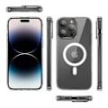 Miniatyrbild 2 av 3: iPhone 13 Pro Max Skal MagSafe  Transparent - Perfekt skydd för fram & baksida
