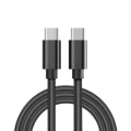Miniatyrbild 1 av 4: iPhone 15 Snabbladdare - USB C Till USB-C Ladd & Sync kabel - SVART svart