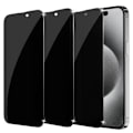 Miniatyrbild 1 av 3: 3-Pack iPhone 15 PRO MAX - Skärmskydd Privacy i Härdat Glas