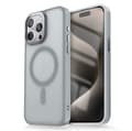 iPhone 15 Pro Max Skal - Magnetiskt Frostat Skal - Grå grå