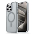 Miniatyrbillede 1 af 6: iPhone 15 Pro Max cover - Magsafe Mat Slankt & Beskyttende - Grå gray