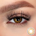 Pikkukuva 1 / 2: Värilliset piilolinssit – Glitter Series – 12 kuukautta – Golden Brown