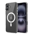Miniatyrbild 1 av 6: iPhone 16 PLUS Skal Transparent - MagSafe - Heltäckande stöttålig skydd