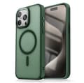 iPhone 14 PRO Skal - Magnetiskt Frostat Skal – Mörkgrön
