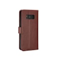 Miniatyrbillede 3 af 4: Samsung S8 Pung Etui / Mobil Etui i Læder - 3 Kortlommer - HVID hvid