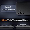 Miniatyrbillede 4 af 5: Samsung Galaxy S25 ULTRA - Linsebeskyttelse / Kamerabeskyttelse i Hærdet Glas