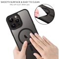 Miniatyrbillede 3 af 6: iPhone 12 / iPhone 12 Pro Cover - Magsafe Frosted Cover – Sort sort