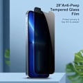 Miniatyrbillede 3 af 5: iPhone 12 Mini - Skærmbeskytter Privacy i Hærdet Glas