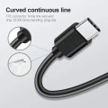 Miniatyrbillede 3 af 4: Samsung S20 / S21 / S22 / S23 Oplad & Synk kabel - 2 METER  - SORT sort