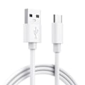 Miniatyrbillede 3 af 3: Oplader til Samsung S22 PLUS - 3 METER - HVID hvid