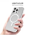 Miniatyrbillede 2 af 4: iPhone 16 Pro Max Cover Transparent MagSafe - Fuld dækkende stødabsorberende beskyttelse