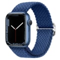 Miniatyrbild 4 av 10: Elastiskt Vävd Armband till Apple Watch 42mm/44mm/45mm/46mm/49mm - Svart Starlight Svart Mixad