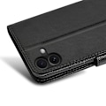 Miniatyrbild 5 av 6: iPhone 16 Plånboksfodral i Läder – 3 Kortfack – Blå blå