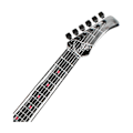 Miniatyrbild 3 av 7: Gitarr för barn Reig Mikrofon Röd