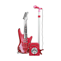 Miniatyrbild 1 av 7: Gitarr för barn Reig Mikrofon Röd