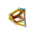 Miniatyrbild 5 av 6: Byggsats Geomag Supercolor Panels Magnetic (35 pcs)