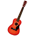 Miniatyrbild 1 av 2: Gitarr för barn Reig 75 cm Gitarr för barn