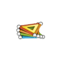Miniatyrbild 6 av 6: Byggsats Geomag Supercolor Panels Magnetic (35 pcs)