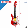 Miniatyrbild 6 av 10: Gitarr för barn Bontempi 17 x 51 x 5 cm (6 antal)