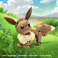 Miniatyrbild 10 av 10: Ledad figur Mega Construx Eevee Medium + 7 år 215 Delar