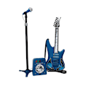 Miniatyrbild 6 av 6: Gitarr för barn Reig Mikrofon Blå