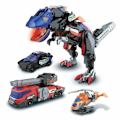 Miniatyrbild 2 av 6: Omvandlingsbar superrobot Vtech Switch & Go Dinos Combo:
